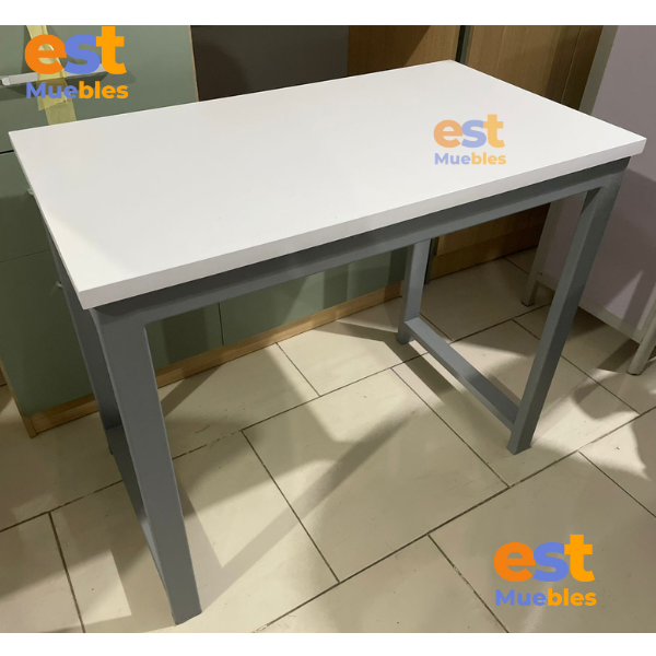 Escritorio Modular Multitareas Uso Hogar con Base de tubo
