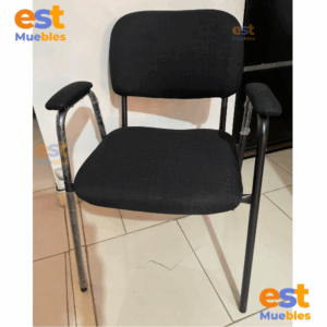 Silla de Espera y Respaldo de Malla con Brazos - Soporta 300 LBS