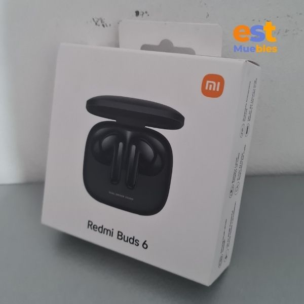 Auriculares Xiaomi Redmi Buds 6 - Bluetooth - color Negro - 59307