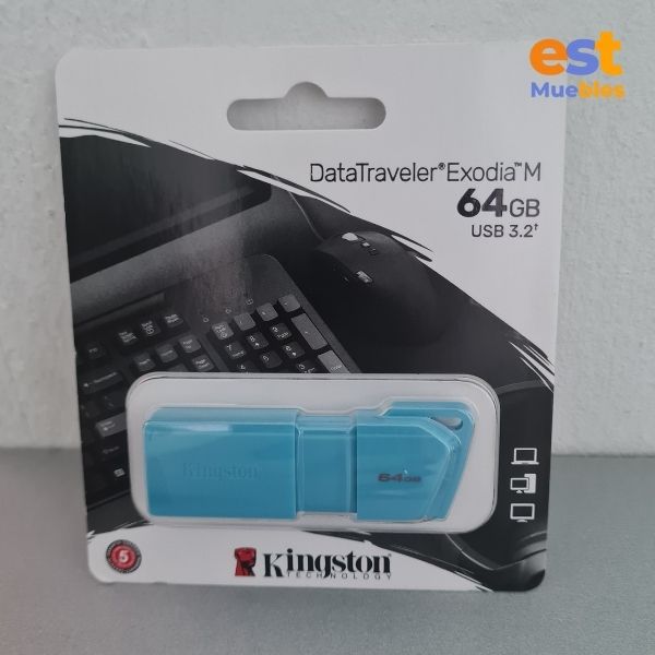 Memoria USB de 64 GB - Kingston - Exodia M - KC-U2L64-7LB