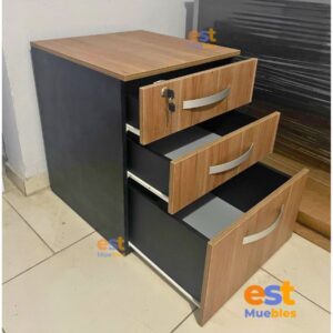 Archivo Robot de Melamina 3 Gavetas - TLS 1191 - 0.50 m ancho x 0.52 m fondo x 0.62 m alto