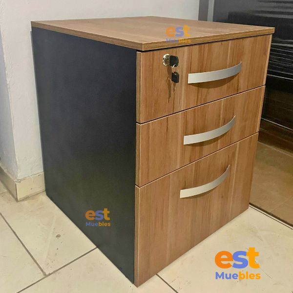 Archivo Robot de Melamina 3 Gavetas - TLS 1191 - 0.50 m ancho x 0.52 m fondo x 0.62 m alto