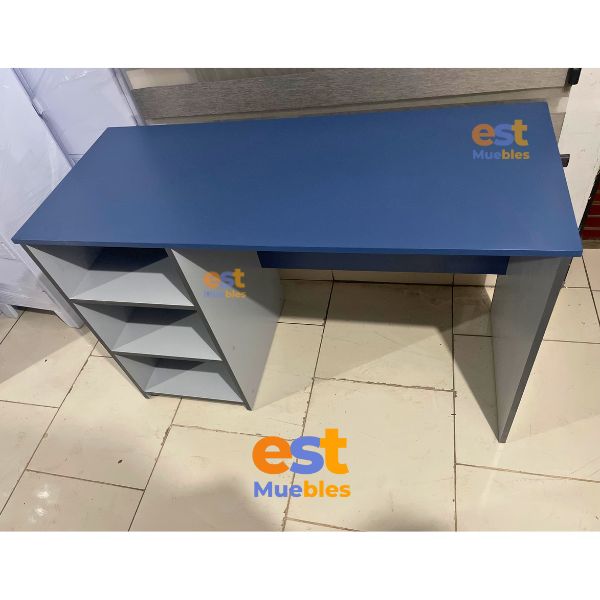 Escritorio Mesa de trabajo con una gaveta- TLS 1555 Azul - 1.20 m ancho x 0.50 m fondo x 0.76 m alto