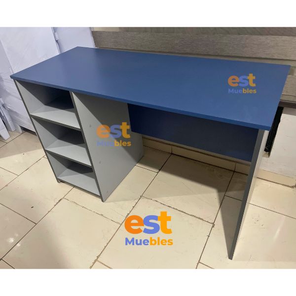 Escritorio Mesa de trabajo con una gaveta- TLS 1555 Azul - 1.20 m ancho x 0.50 m fondo x 0.76 m alto