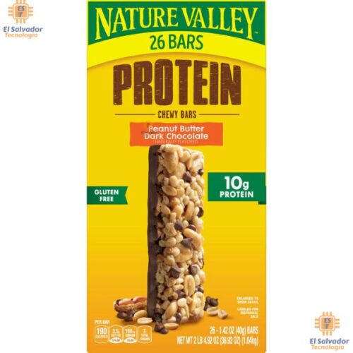 PRT-COM0005 Nature Valley Barras Masticables de Proteína 26 Unidades $27.00 ya incluye IVA