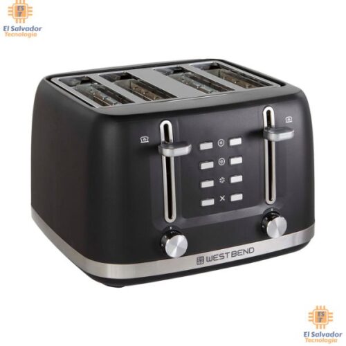 VDI-ELE0056 Tostador de pan 4 rebanadas negro $75.35 ya incluye iva