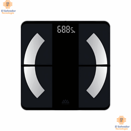 VDI-ELE0069 Báscula para baño digital de bluetooth 180 Kg color negro $25.50 ya incluye iva