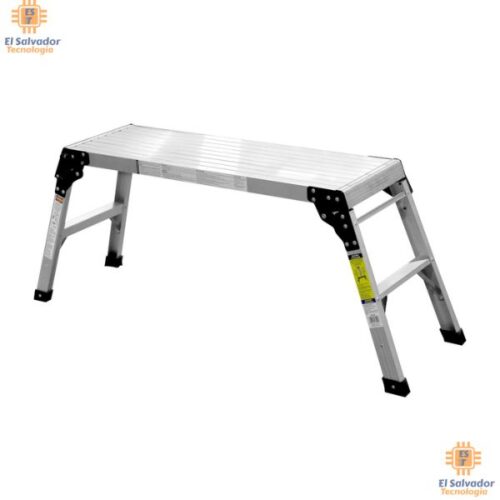 VDI-ESC0003 Escalera aluminio plataforma 20 X 39 X 12 Pulg (50.8 X 99.06 X 30.48 Cm) $82.99 ya incluye iva