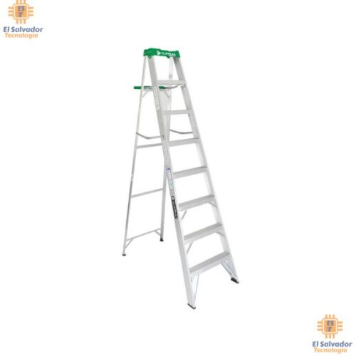 VDI-ESC0006 Escalera aluminio 2 Bandas 2.43 M (8 Pies) tipo ii 175 Kg (385 Lb) $155.00 ya incluye iva