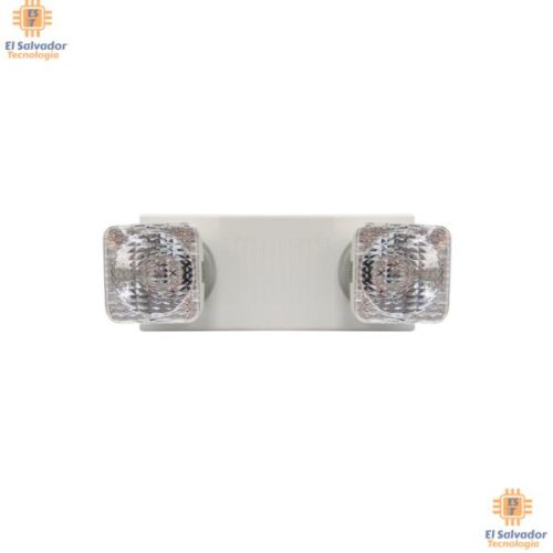 VDI-LAM0017 Lampara de emergencia led 2 luces luz blanca 2 CABEZAS LED AJUSTABLES DE 1.2 W $42.50 ya incluye iva