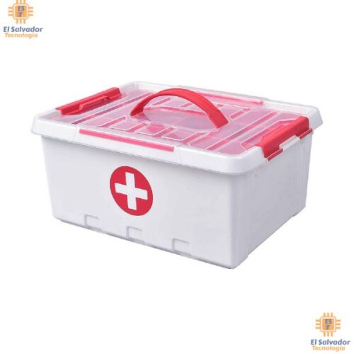 VDI-LIP0015 Caja para botiquín plástica 15 L transparente  $17.95 ya incluye iva
