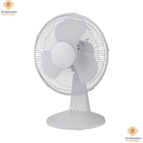 VDI-VEN0022 Ventilador de mesa blanco de 30.48 Cm (12 Pulgadas) $42.50 ya incluye IVA