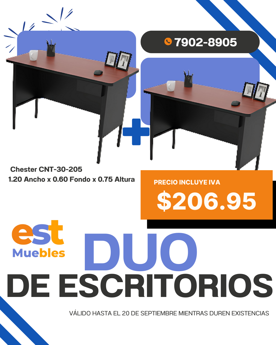 Combo duo Escritorio 5