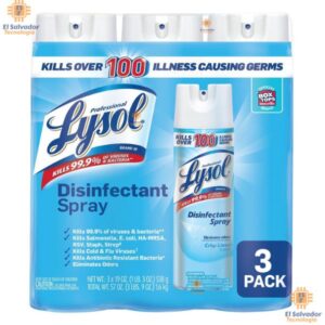 Lysol Aerosol Desinfectante Aroma Crisp Linen 3 Unidades