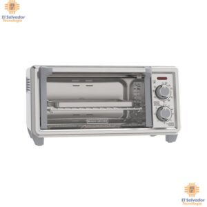 Horno tostador 4 rebanadas 120v metal_gris