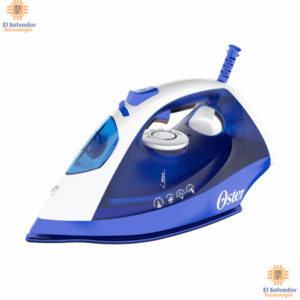 Plancha de vapor con suela antiadherente color azul