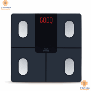 Báscula para baño digital de bluetooth 180 Kg color negro