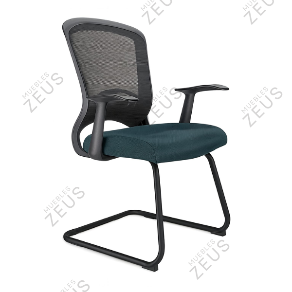 Silla de Espera Vittori Estilo Trineo con Respaldo de Malla - Soporta 300 Libras