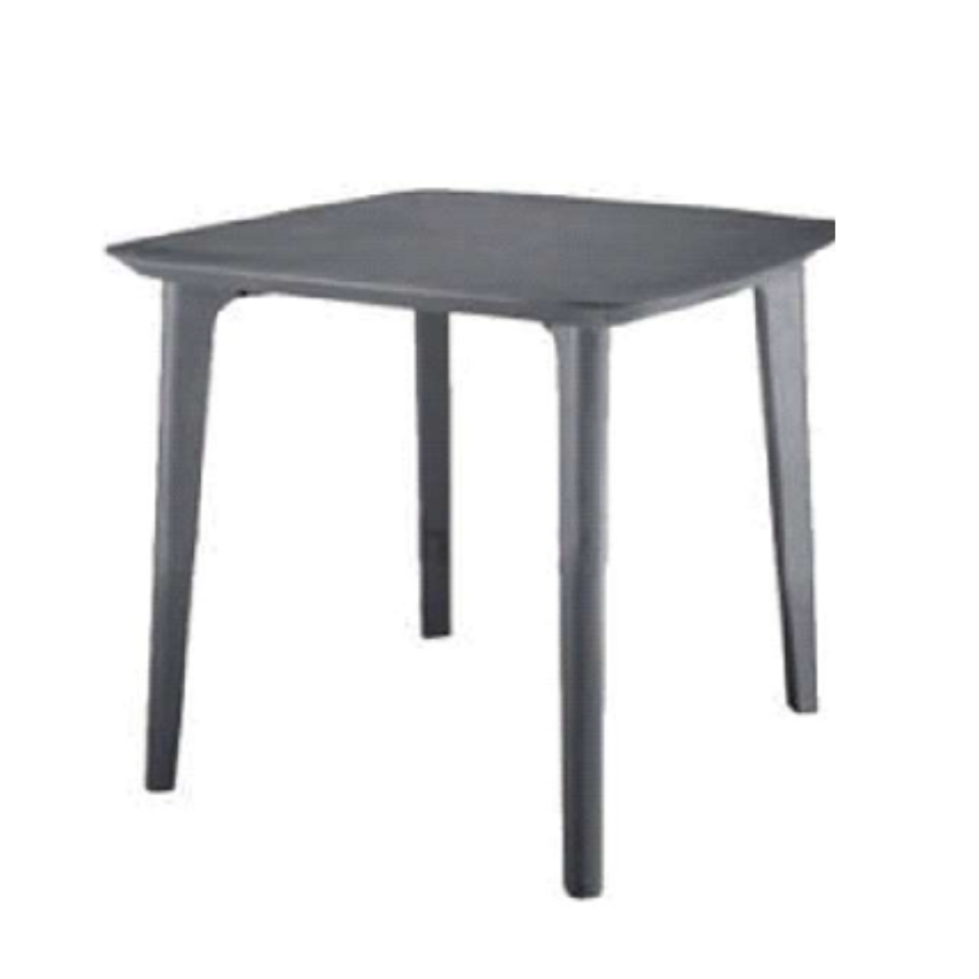 MESA CANCUN 85X85X75.5 GRIS POLIPROPILENO MKT El Salvador Tecnología