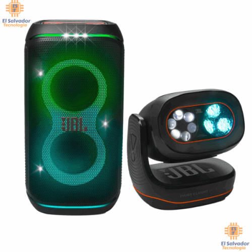 PRT-ELE0015 JBL Altavoz Portátil Recargable Partybox 120 y Proyector de Luces Partylight Beam $687.50 ya incluye IVA