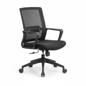 Silla de Oficina Atenas con Respaldo de Malla - Medio - Soporta 250 LBS