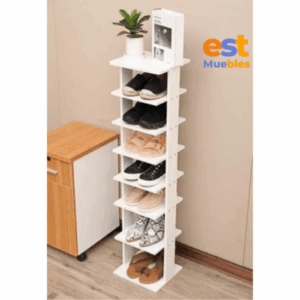 Mueble individual de 8 niveles para calzado ZAP-0012 | 27cm Ancho x 25cm Fondo x 117cm Alto