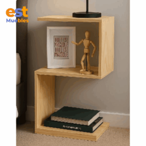 Mesa de noche modular en melamina MN-0037 | 25cm Ancho x 25cm Fondo x 60cm Alto