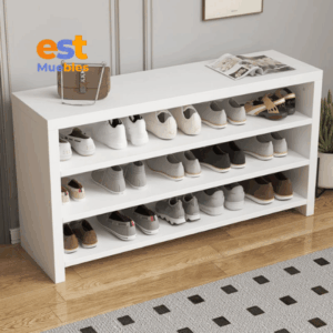 Zapatera de niveles en melamina ZAP-0005 | 120cm Ancho x 30cm Fondo x 65cm Alto