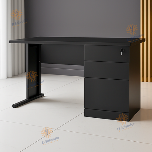Escritorio Ejecutivo - Administrativo - CNT Ataco 43542 Negro - 1.20 Ancho x 0.60 Profundidad x 0.75 Altura