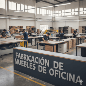 1-B FABRICACION DE MOBILIARIO DE OFICINA PERSONALIZABLES BAJO FABRICACION