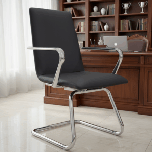 Silla de Espera Ejecutiva Estilo Trineo Modelo Oxford - Soporta hasta 330 Libras Ergonómica Zeus Premium - Alta Gam...