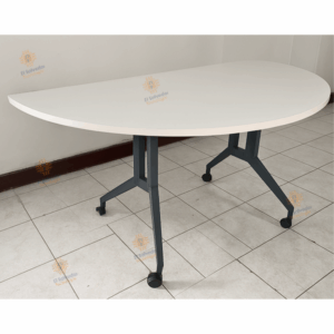 Escritorio Mesa de Trabajo Media Luna con Rodos CNT - 1.50 ANCHO X 0.75 FONDO X 0.76 ALTO