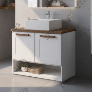 Lavamanos sin grifo ni tuberia - Alto 67cm x Ancho 70cm x Profundo 38cm - PLT-MCB0029