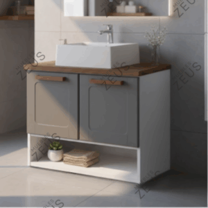 Lavamanos sin grifo ni tuberia - Alto 67cm x Ancho 70cm x Profundo 38cm - PLT-MCB0030