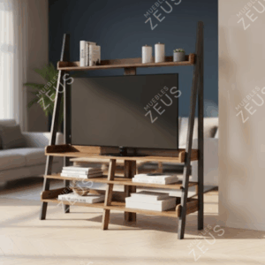 Mesa para TV ZEUS-MTT0008 | 155cm Ancho x 45cm Fondo x 170cm Alto