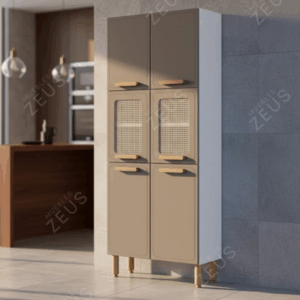 Mueble de cocina -  Alto 191 cm x Ancho 80 cm x Profundo 28 cm - PLT-MCB0006