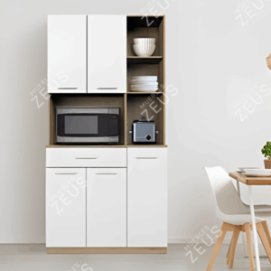 Mueble para Cocina Zeus – ZEUS-MDC0024 | 0.90m Ancho x 0.40m Fondo x 1.80m Alto