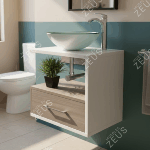 lavamanos ZEUS-LVM0048 | 50cm Ancho x 45cm Fondo x 55cm Alto