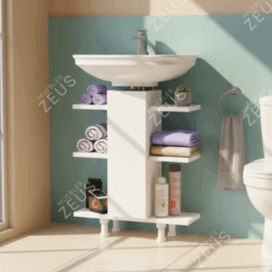 lavamanos ZEUS-LVM0069 | 60cm Ancho x 36.6cm Fondo x 60cm Alto