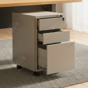 Archivo Robot Metálico – Importado Calidad Premiun – 3 Gavetas – 0.66 Alto x 0.42 Ancho x 0.50 Profundidad – Acier Beige