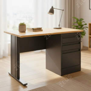 Escritorio Ejecutivo – Administrativo – Ataco Color Maple CNT 4929 – 1.20 Ancho x 0.60 Profundidad x 0.75 Altura