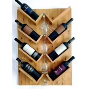 Estante vinero ZEUS-RPM0021 |0.60cm Ancho x 17cm Fondo x 0.90cm Alto