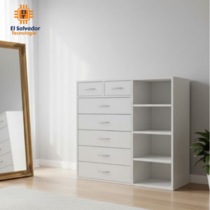 Amplio gavetero con estante-ZEUS-TCM0006