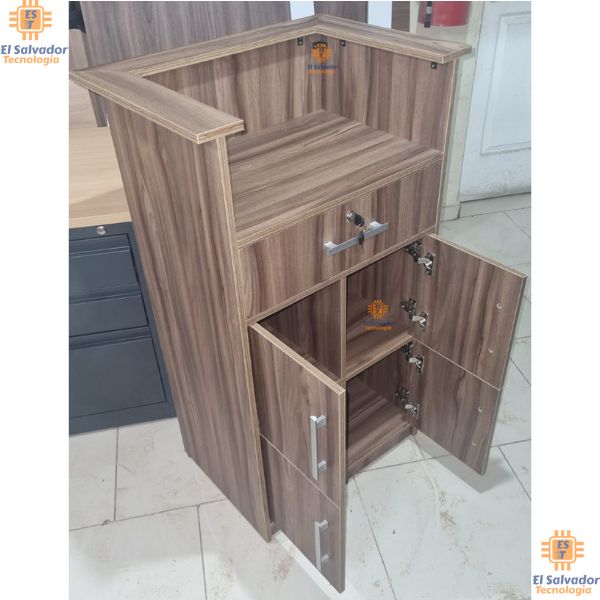 Muebles para Area de Cobros y Facturacion - TLS 881 COCOA - 0.70m Ancho x 0.50m Fondo x 1.15m Altura