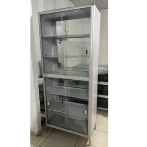 Vitrina Exhibidora para Área de cobros – 1.80 m alto x 0.75 m ancho x 0.40 m fondo - MAX-67