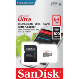 Tarjetas microSDHC™/microSDXC™ UHS-I SanDisk Ultra® - 64GB