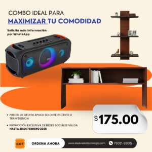 Bocina + Repisa + Centro de TV