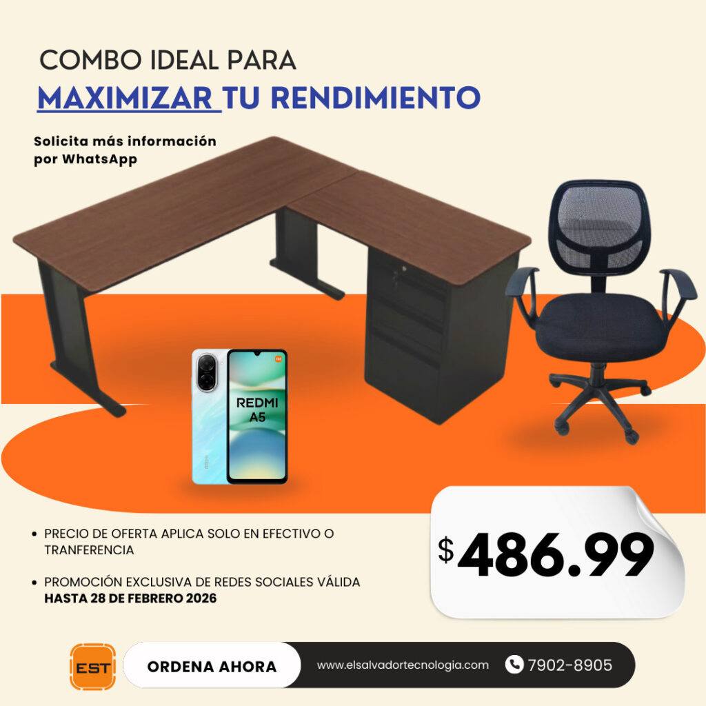Silla + Escritorio + Telefono