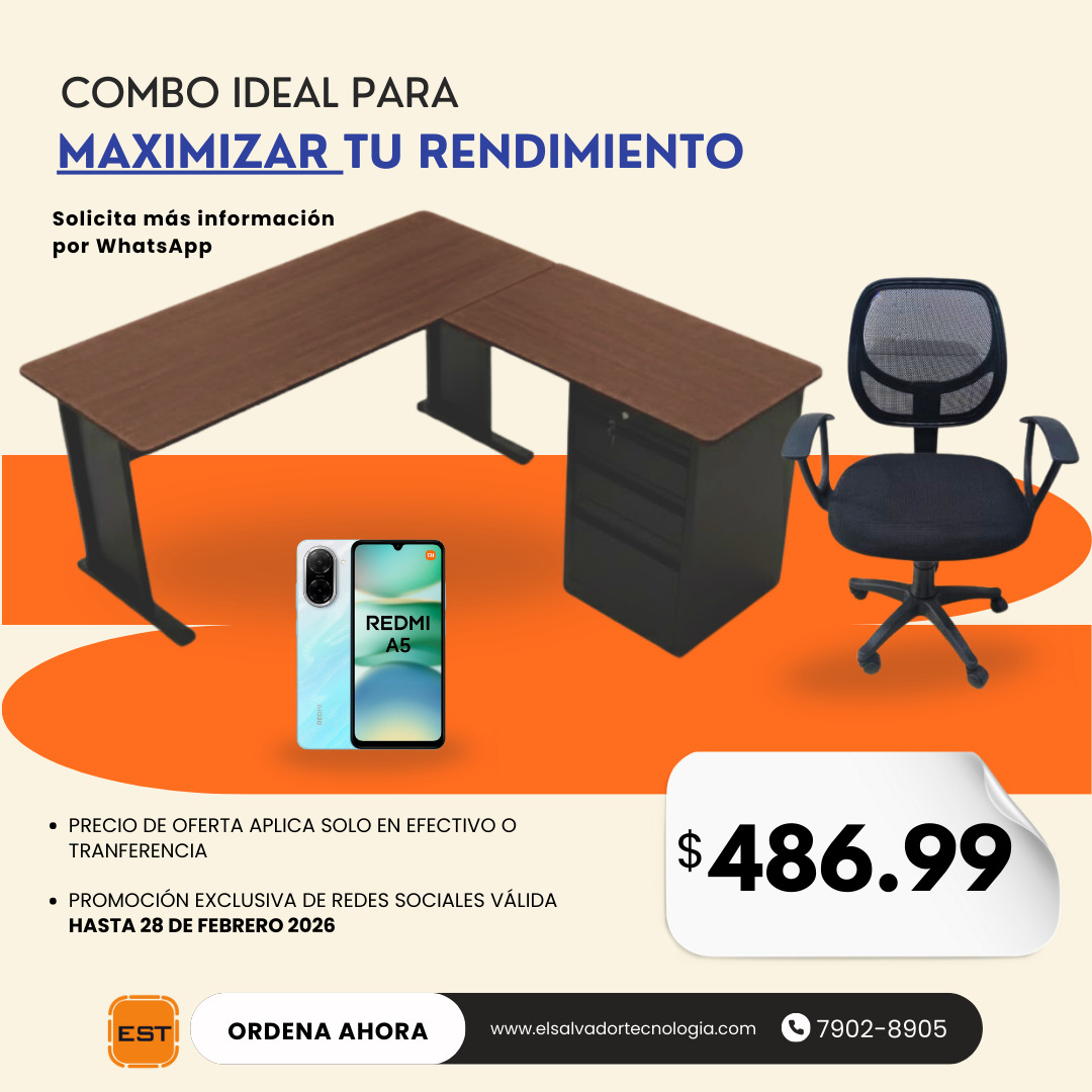 Silla + Escritorio + Telefono