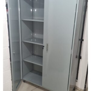 Armario Metálico para artículos Pesados - Con llave - Soporta 100lbs cada panel - 2.00 Alto x 1.20 Ancho x 0.50 Profundidad